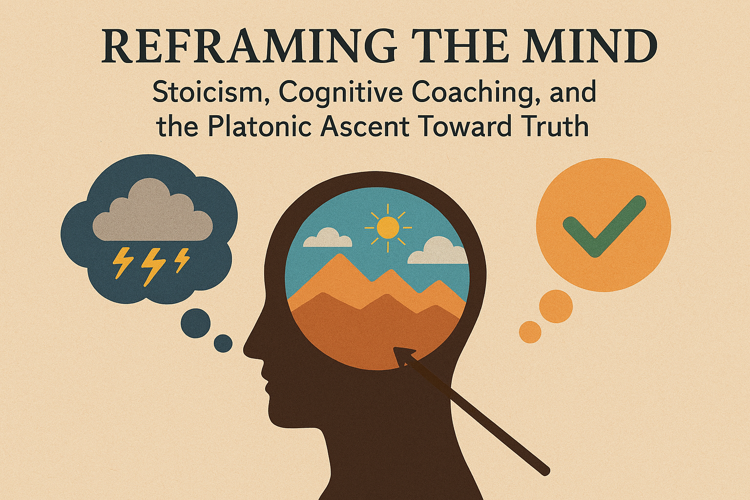 Reframing the Mind: Stoicism, Cognitive Coaching, and the Platonic Ascent Toward Truth