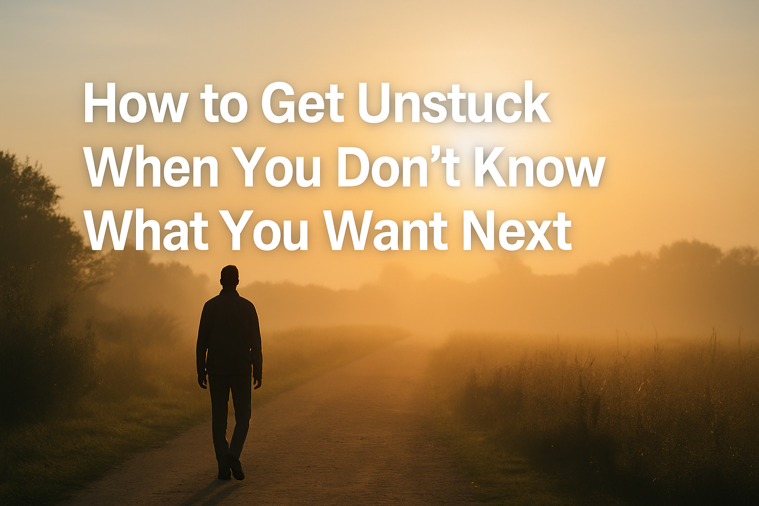 How to Get Unstuck When You Don’t Know What You Want Next